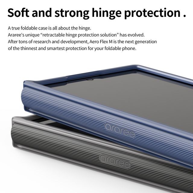 Case Samsung Galaxy Z Fold 7 Fold7 ARAREE Aero Flex M with Hinge Protection MagSafe Compatible - Gambar 4