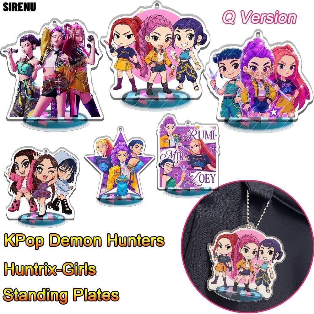 SIRENU KPop Demon Hunters Standing Plates, Rumi Mira Zoe Saja Boys ...