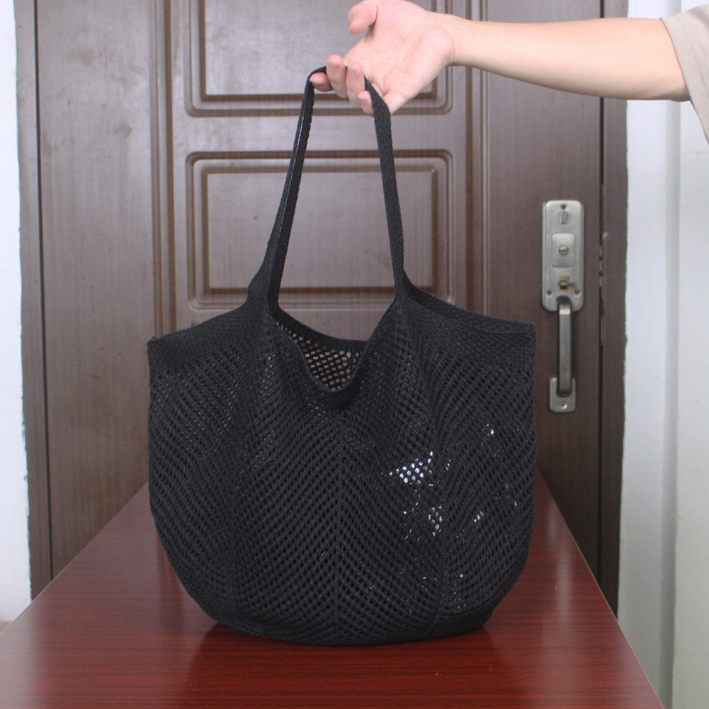 Stizimn Crochet Beach Tote Bag - Large Mesh Knitted Hobo Bag, Boho Shoulder Bag For Women, Summer & Travel