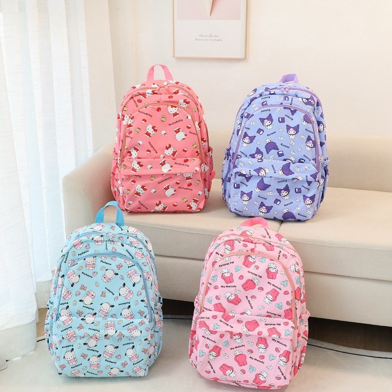 Cute Children s Backpack A4 Schoolbag Leisure Waterproof Computer Bag Travel Backpack Cartoon School Bag Shopee Singapore