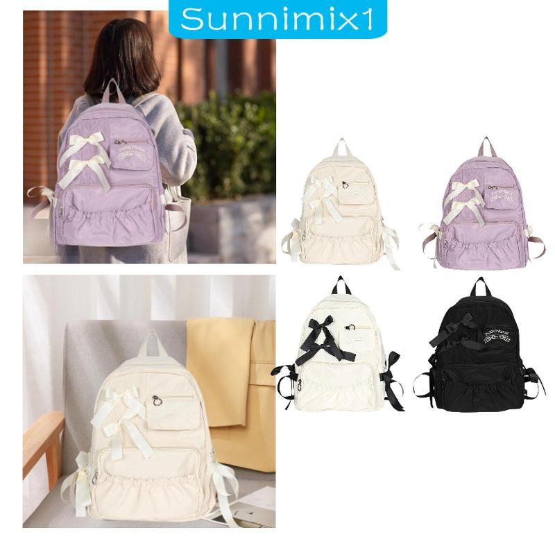 Sunnimix1 School Backpack Large Capacity Rucksack for Girls Kids Adjustable Straps Bookbag Shopee Singapore