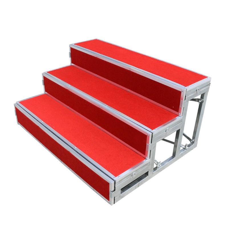 Chorus Step Three-Layer Movable Folding Stage Shelf Large Photo Stand ...