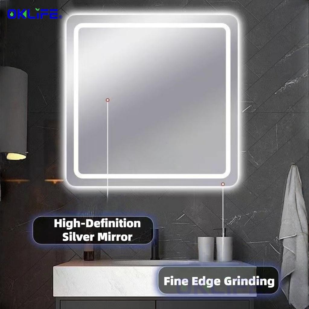 Led mirror makeup mirror Bathroom intelligent mirror Adjustable Toilet Mirror view 8