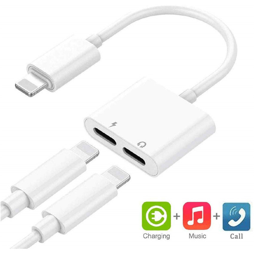 For I-Phone Adapter 2 In 1 for Apple IPhoneXS MAX XR X 7 8 Plus IOS 12 ...