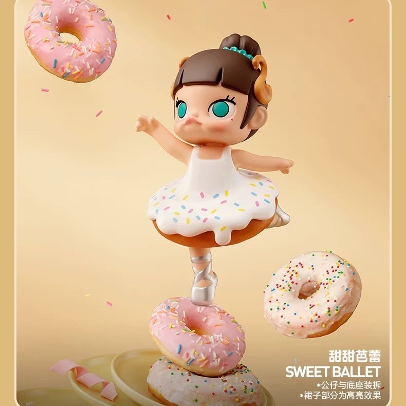 Official original POPMART MOLLY BAKING TIME Bread Head