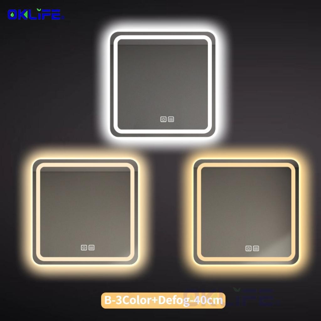 Led mirror makeup mirror Bathroom intelligent mirror Adjustable Toilet Mirror view 11
