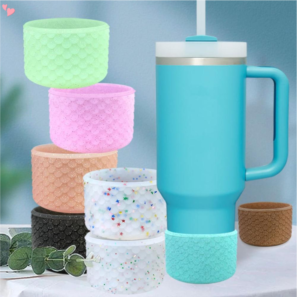 25 Colors Silicone Boot For Stanley Tumbler - 2-Pack Protective Sleeve For 40oz Quencher & IceFlow, BPA-Free, Dishwasher Safe