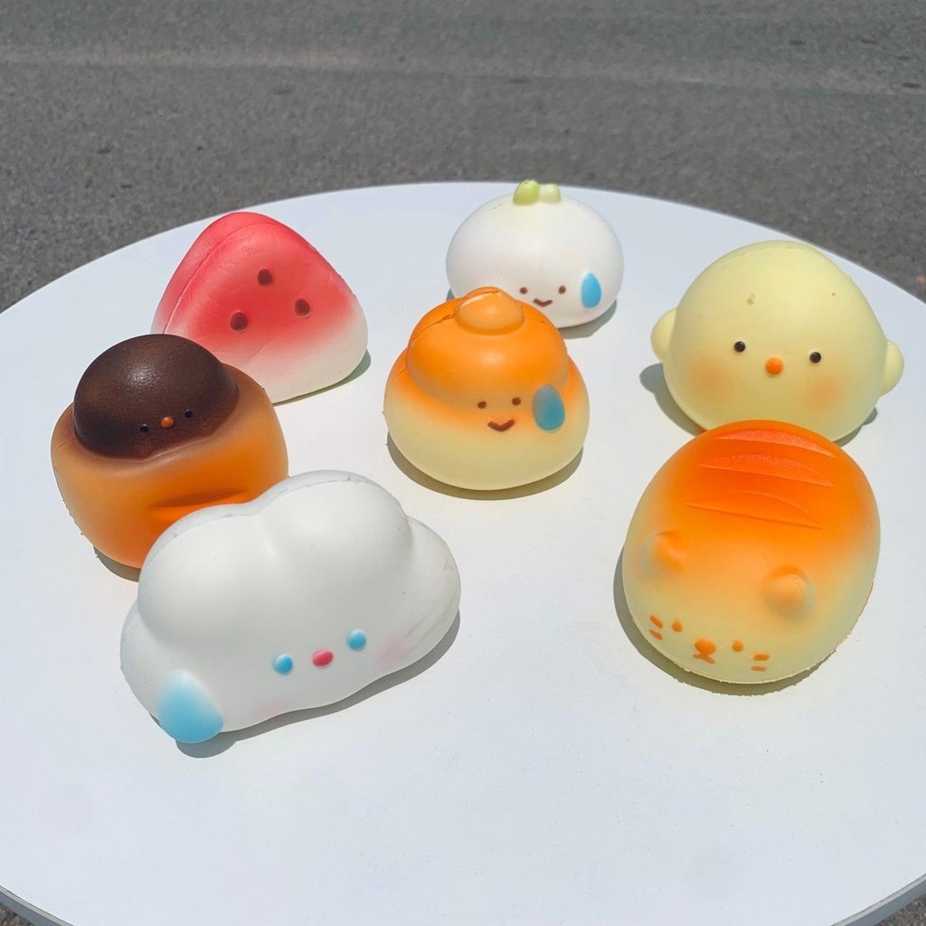 [HARU] Hachimi Squishy Slow Rising Anti Stress Squeeze Toy | Shopee ...