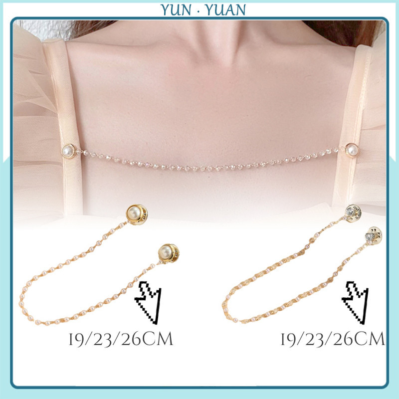 [YUNYUAN] Clothes Nonslip Chain Clothing Accessories Cardigan Shawl