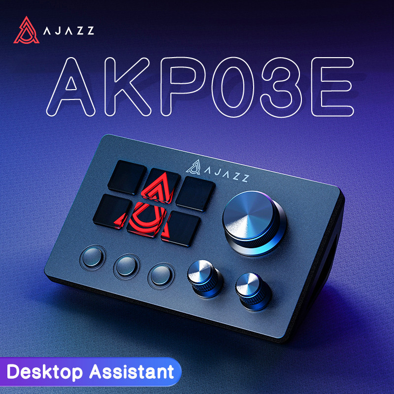 Ajazz AKP03E Programmable Macro Keyboard 12 Keys Mechanical Gaming ...
