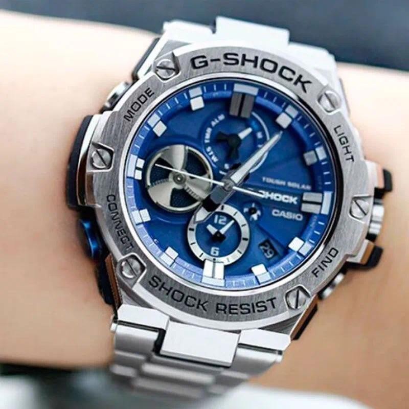 G-Shock (Ori) GST-B100D-1A G-Steel Metal Analog Bluetooth Tough