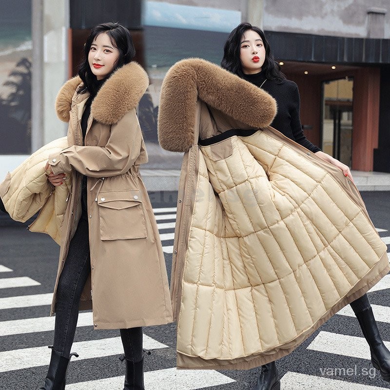 Zara fur lined parka hotsell