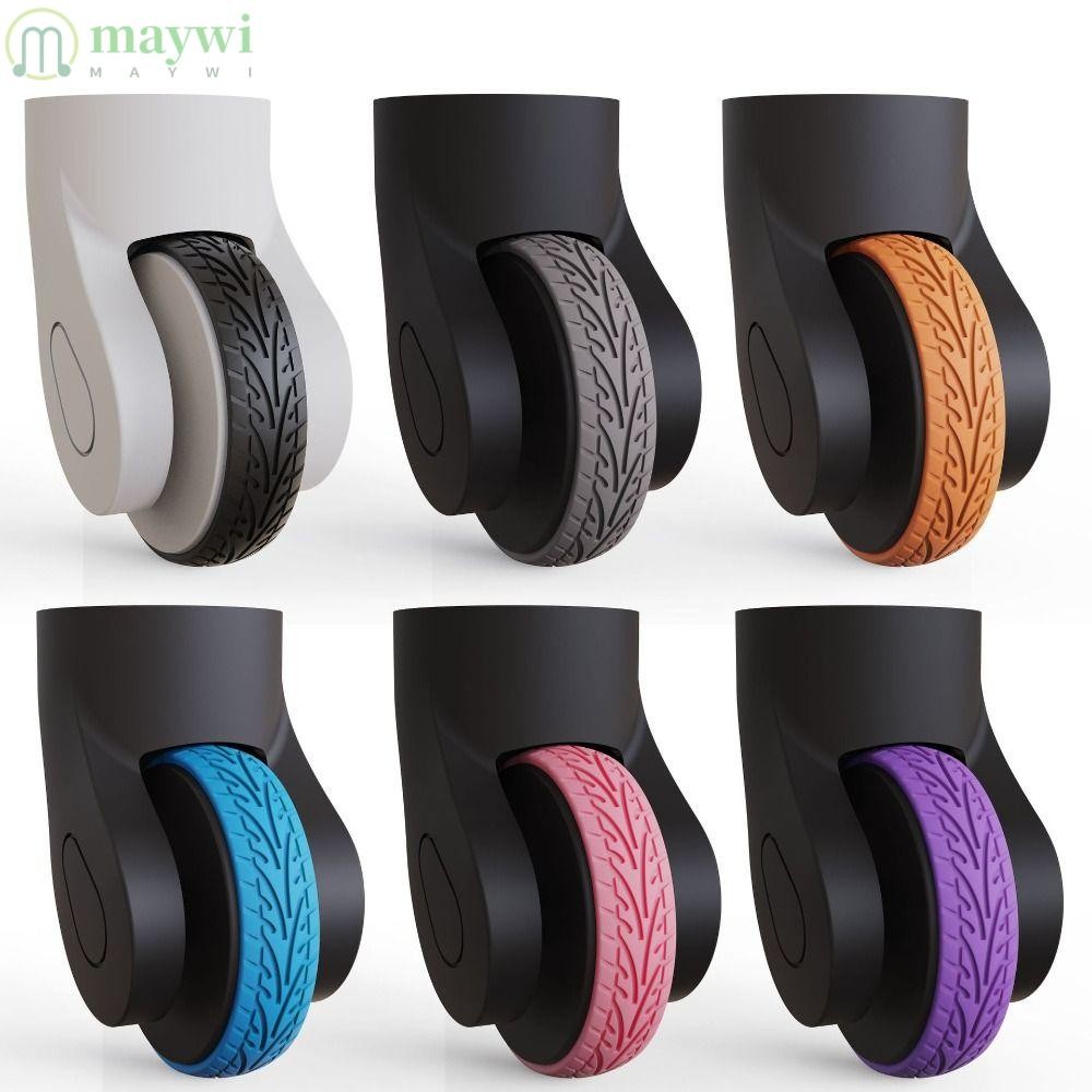 MAYWI 4Pcs Luggage Wheels Protector, Reduce Wheel Wear Noise Wheels ...