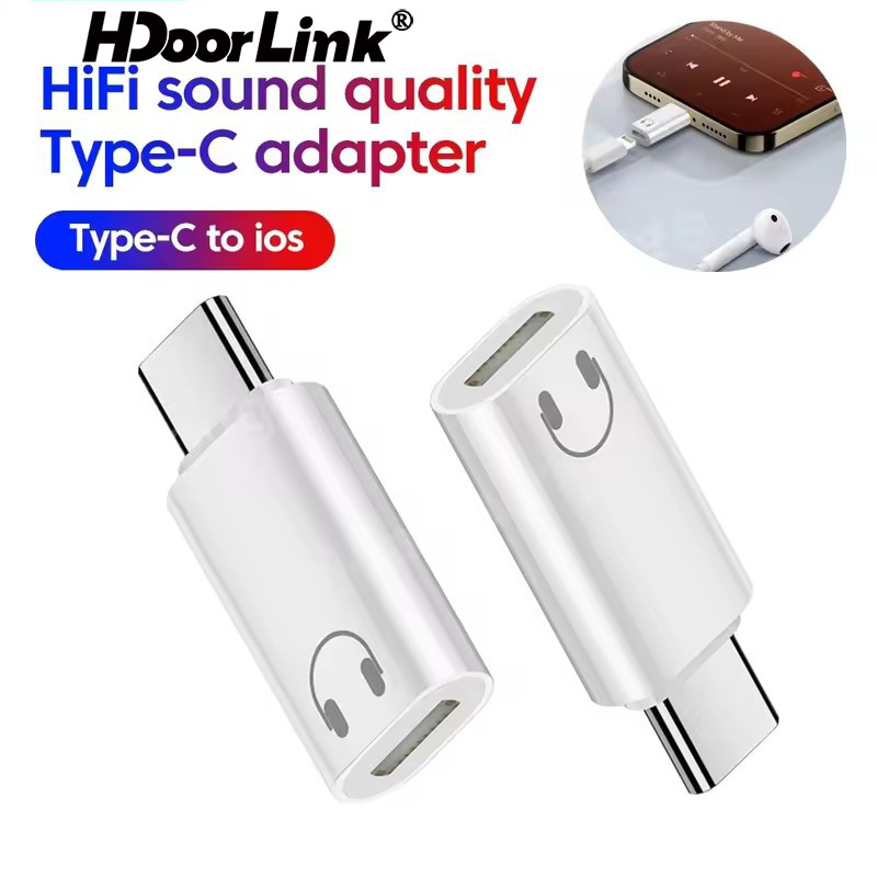 HdoorLink For IOS To Type C Audio Adapter USB C To IOS Adapter Type-C ...