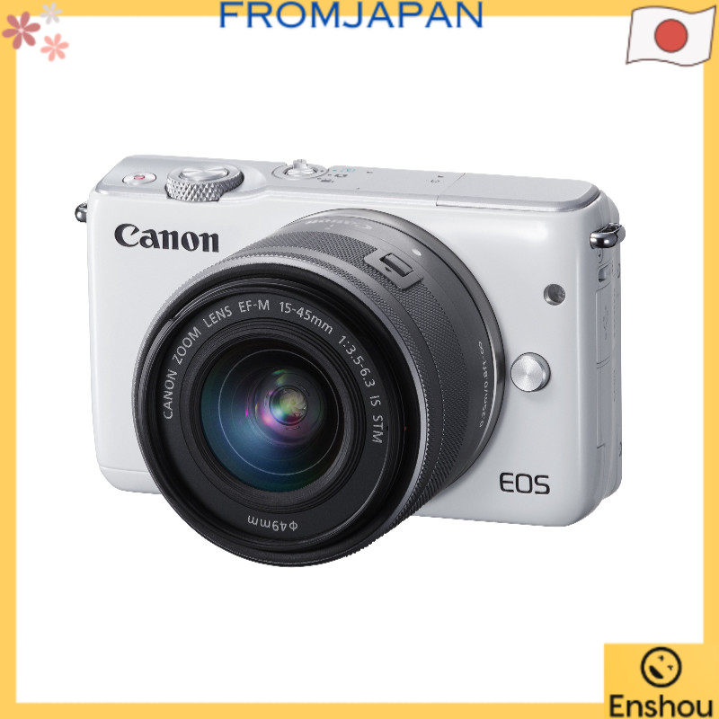[From japan]Canon Mirrorless Digital Camera EOS M10 Lens Kit (White) EF ...