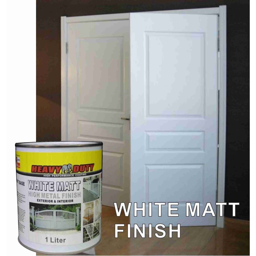 1L ( MATT WHITE PAINT ) 1L Solvent Based For Intermediate Coat ...