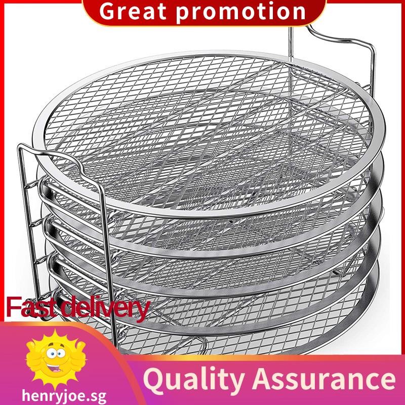 Dehydrator Rack Stainless Steel Stand Accessories Compatible with for Ninja Foodi Pressure Cooker and Air Fryer 6.5 .henryjoesg Shopee Singapore