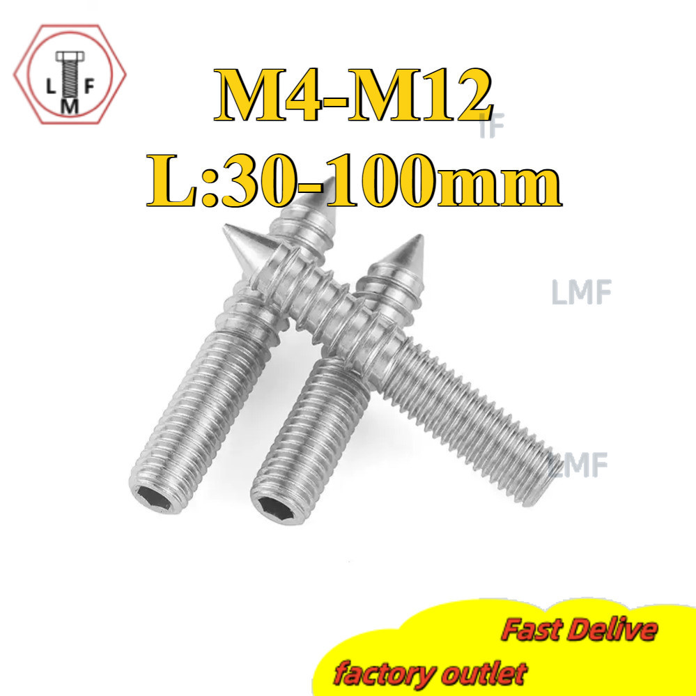 304 Stainless Steel Double-Headed Thread Self-Tapping Hexagon Socket ...
