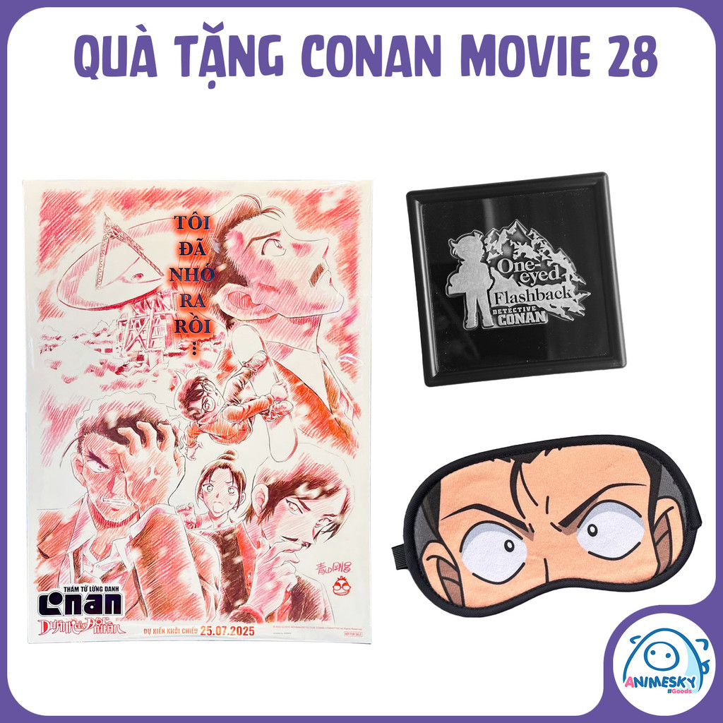Conan Movie 28 gift Combo: Du Anh Doc Nhan - Detective Conan 2024 ...
