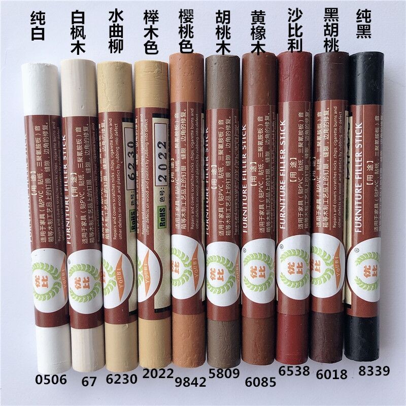 Ubi Repair Crayon 10 Color Set Furniture Coloring Touch-Up Paint ...