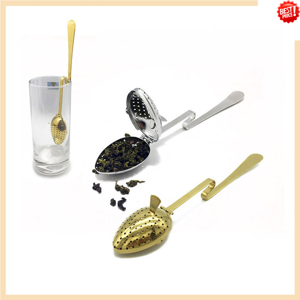 High Quality Tea Filter Stainless Steel Long Grip Spoon Hanging Loose ...