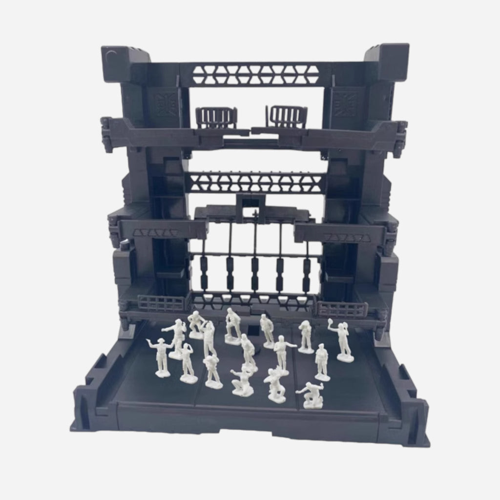 1/144 GUNDAM MS CAGE/DOCK/HANGAR (GREY) | Shopee Singapore