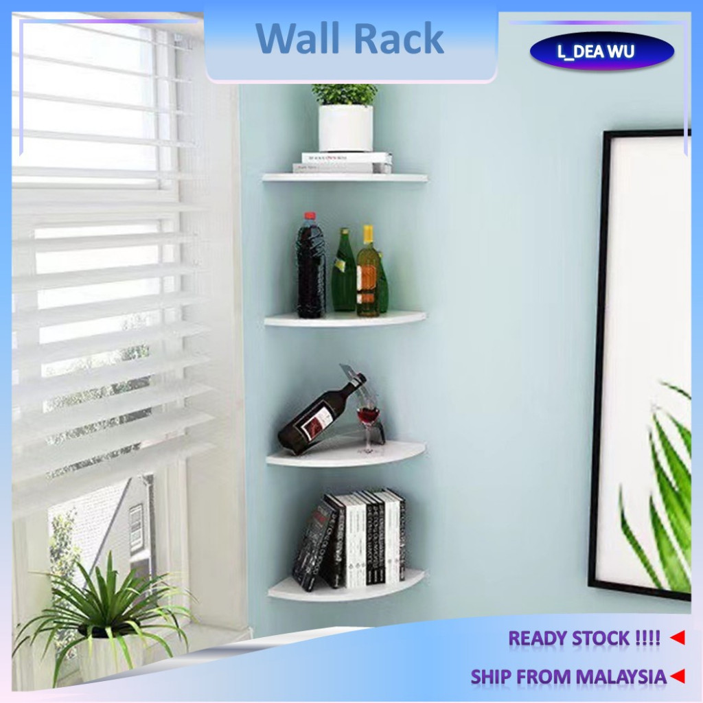 Corner Wifi Router Shelf Router Modem Rak Wall Rack Storage DVD Player ...