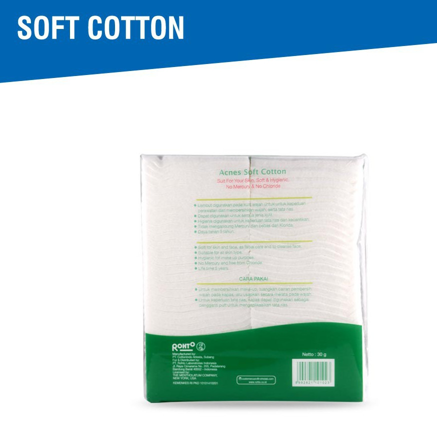 Acnes Soft Cotton - 35gr / Merah Jingga Official - Gambar 4