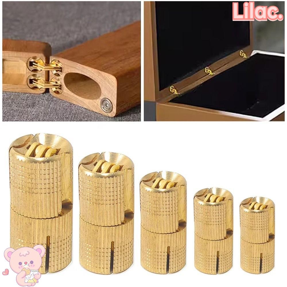 VIOLETLILAC Brass Hinges, 8-18mm Cylindrical Barrel Hinge, Concealed ...