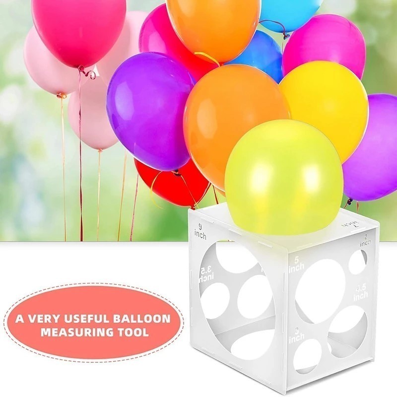 Balloon Sizer Box Measuring Box 11 Hole Position Balloon Measurer ...