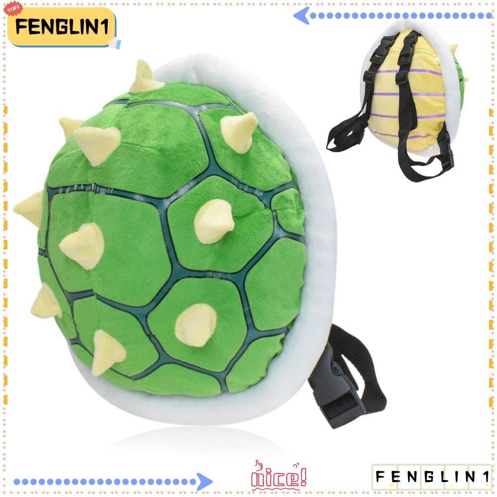 FENGLIN Kids Turtle Shell Backpack Cartoon Cute Koopa Bowser Backpack Cosplay Costume Soft Stuffed Plush Daypack Children Shopee Singapore