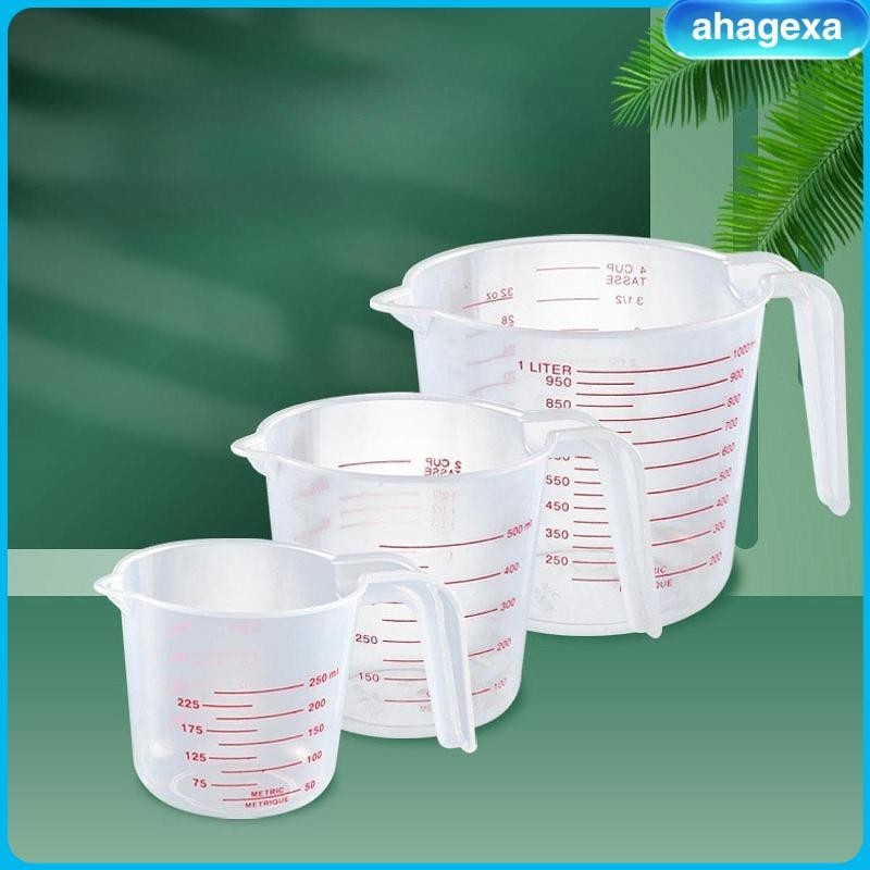 [Ahagexa] Measuring Cups Kitchen Utensils Baking Reusable Measuring ...