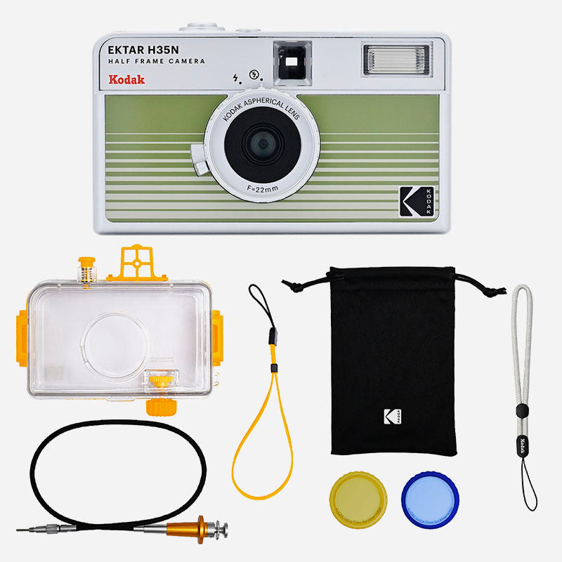 Kodak Ektar H35N Half Frame 35mm Film Camera Premium Kit | Shopee