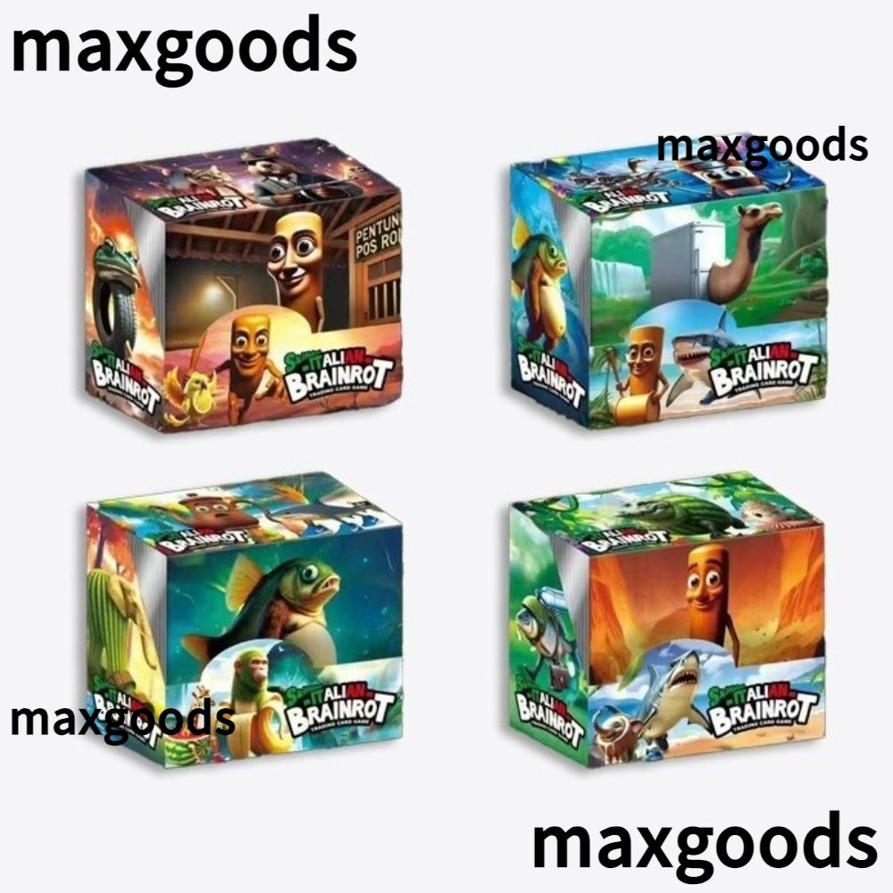 MAXGOODS1 Brainrot Rot Cards, 288-Piece Tralalero Tralala Gold Card ...