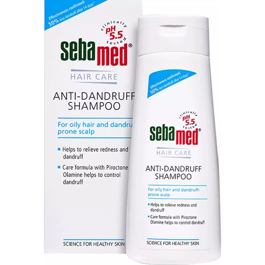 Sebamed Anti-Dandruff Shampoo 400ml – pH 5.5, Soap-Free, For Oily Scalp ...