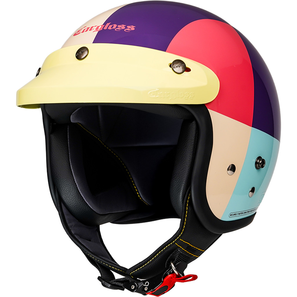 Cargloss CFM Retro Helm Half Face - Geometric Lucid Dream - Gambar 2