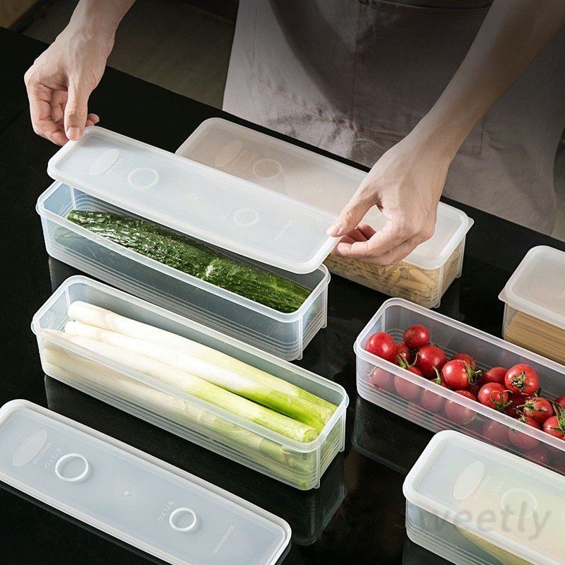 Sweetly Noodle Storage Box Microwavable Airtight Lid Rectangle ...