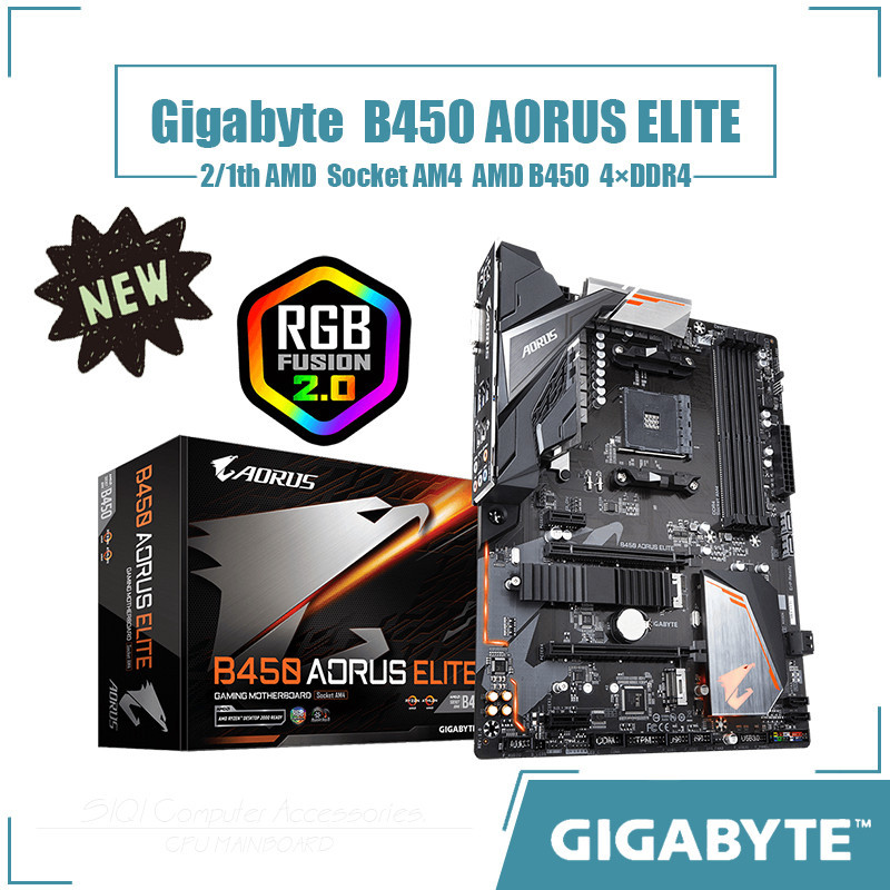 Aorus gigabyte shops b450 elite