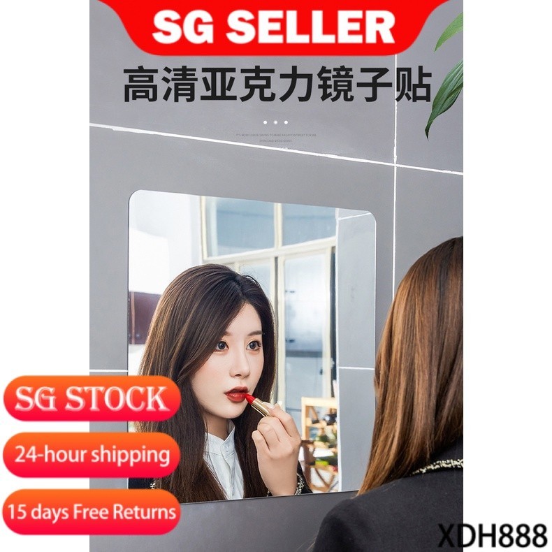 【SG stock Fast Shipping】acrylic mirror/soft mirror/wall mirror/full length mirror/mirror sticker ...