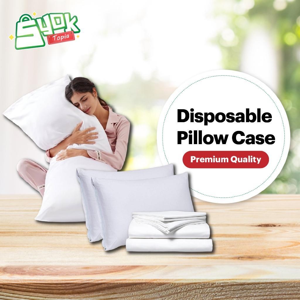 Disposable travel pillow covers best sale