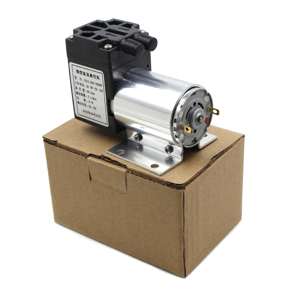 Mini Vacuum Pump DC 12V Negative Pressure Air Suction Pump 5L/min 65