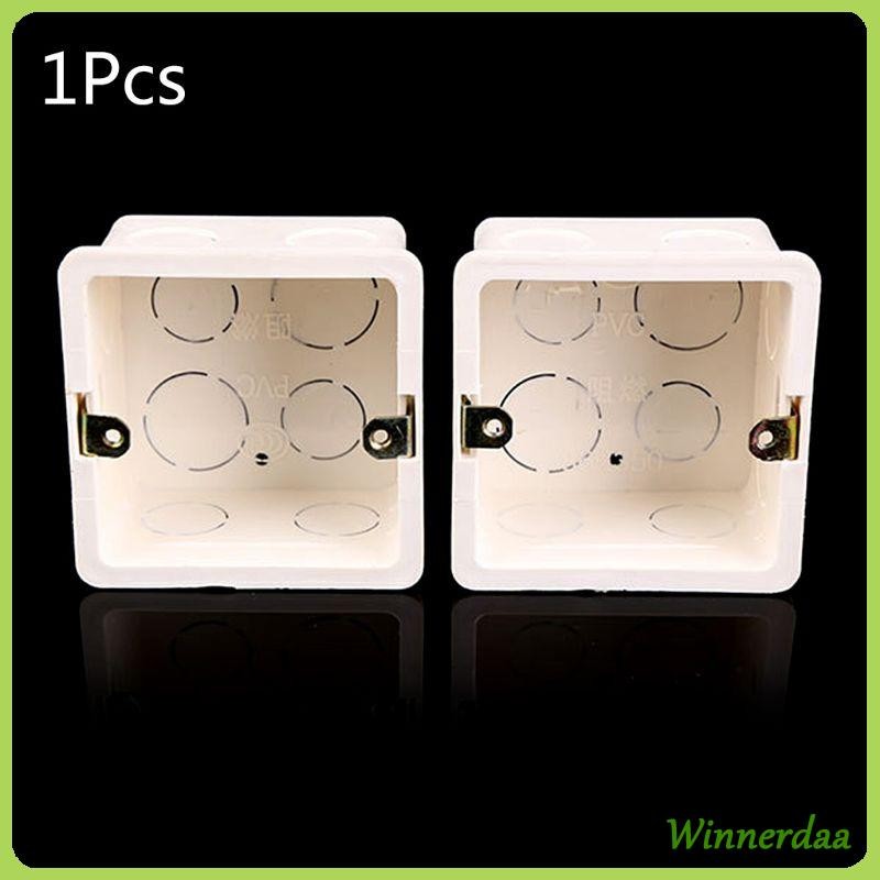 WIN 80x80 PVC Junction Box Wall Mount Cassette For Switch Socket Base ...