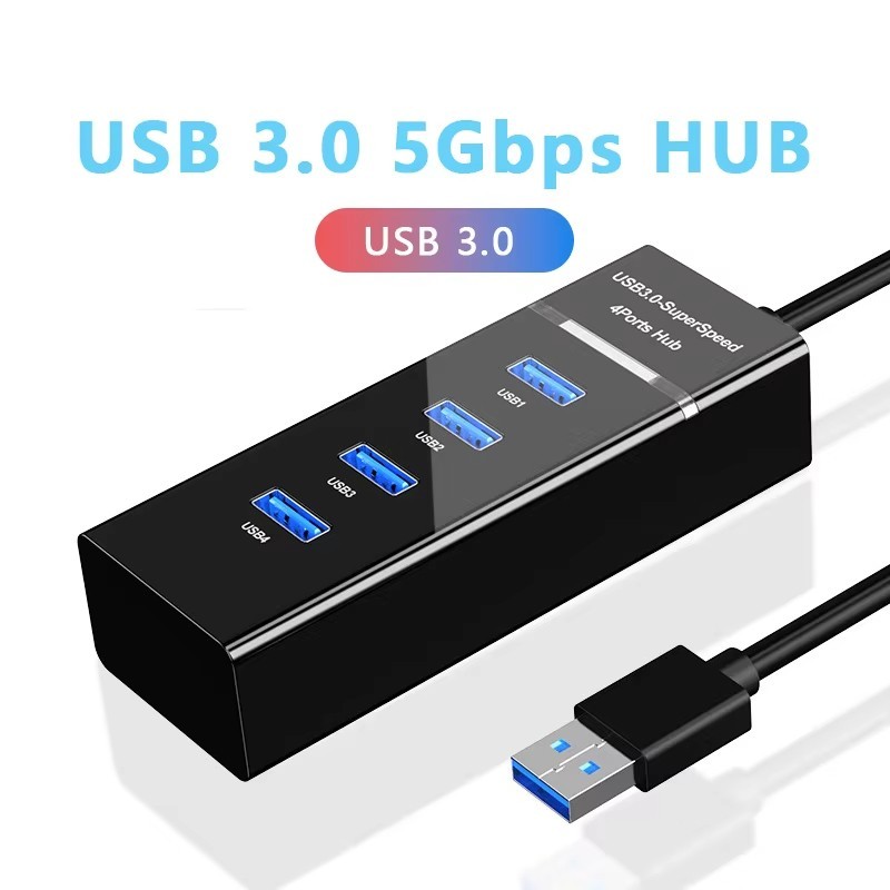 Elough 4 Ports USB Hub 3 0 Splitter High Speed Multi USB Splitter ...
