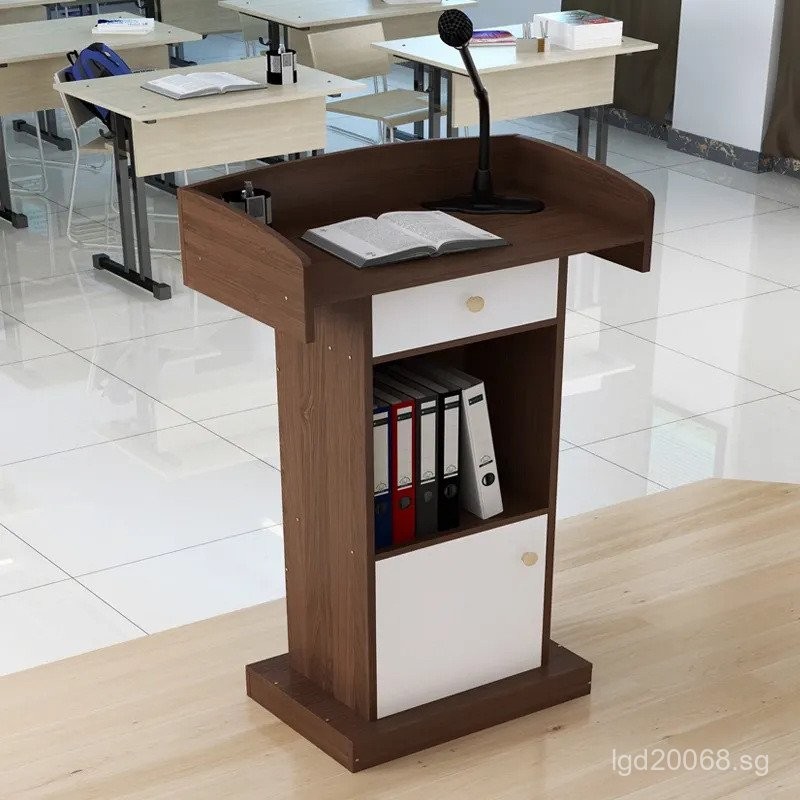 Host Desk Simple Desk Reception Desk Speech Desk Emcee Modern Lecture ...