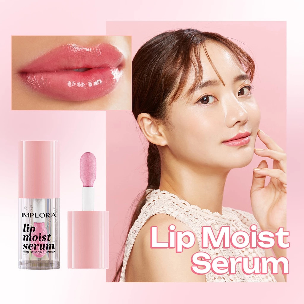 Implora Lip Moist Essence - Pelembab Bibir / Merah Jingga Official - Gambar 2