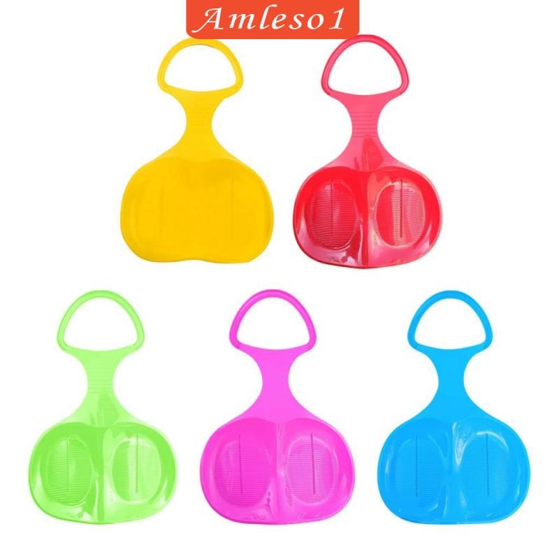 [Amleso1] Snow Sled, Downhill Sled Heavy Duty Grass Sliding Sled ...
