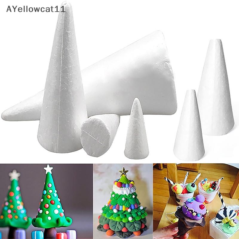 AA Christmas Tree Polystyrene Foam Tip Cone Craft DIY Materials ...