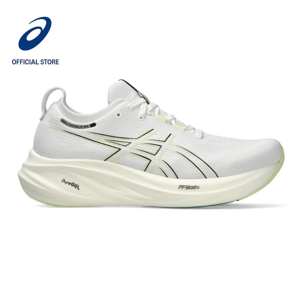 ASICS Men GEL NIMBUS 26 EXTRA WIDE Running Shoes in White Birch Shopee Singapore