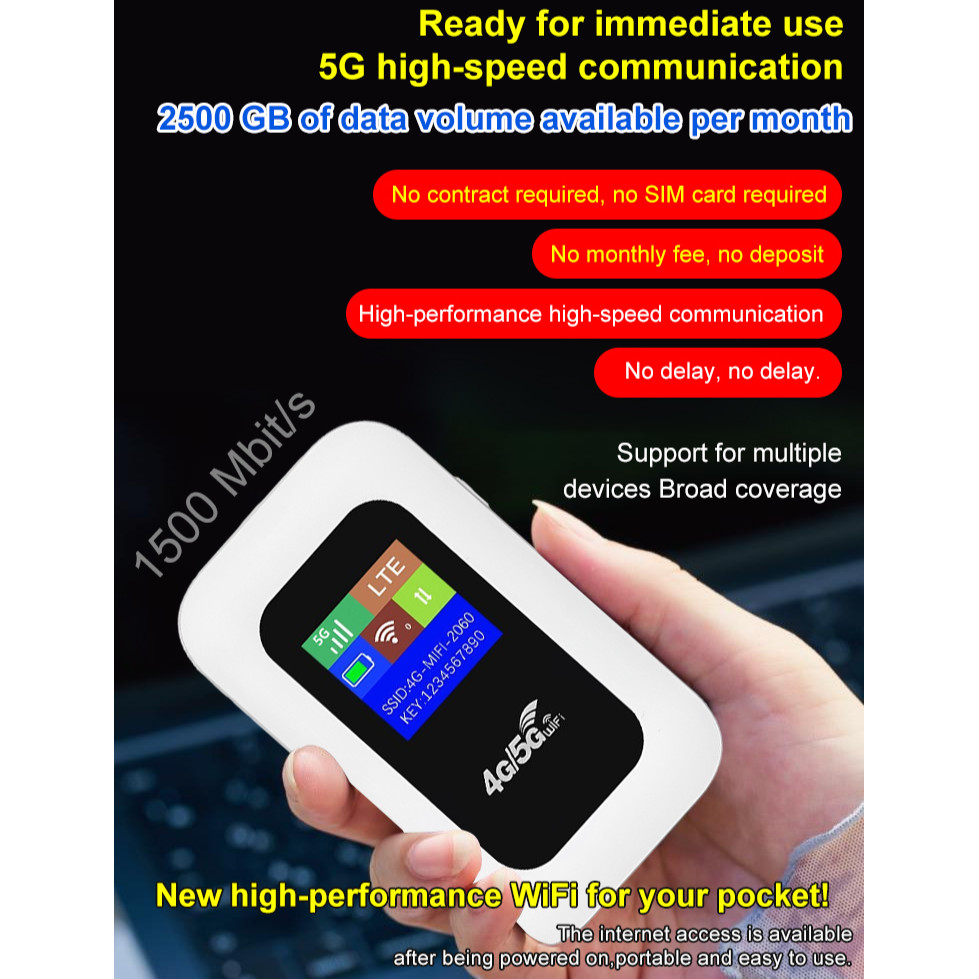 【HOT SALE】 [Portable WiFi 5G Internet Connection Speed]Wireless Wifi ...