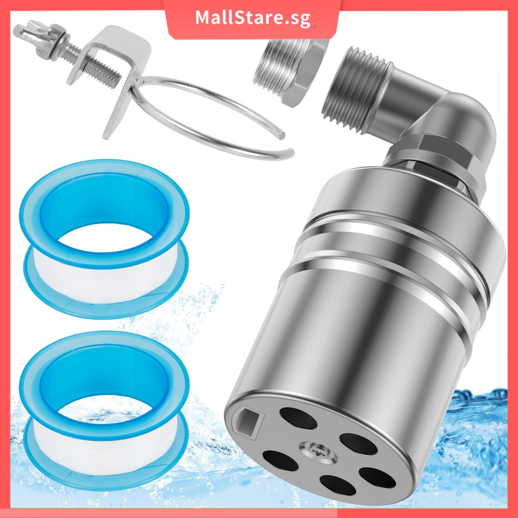3/8" Stainless Steel Water Float Valve – Heavy-Duty 125 PSI